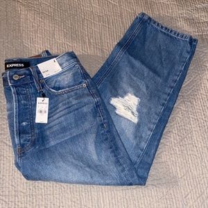 Express women’s dad style jean
